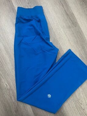 Figs Livingston HIGH WAISTED Women's Scrub Pants in Bright Royal Blue